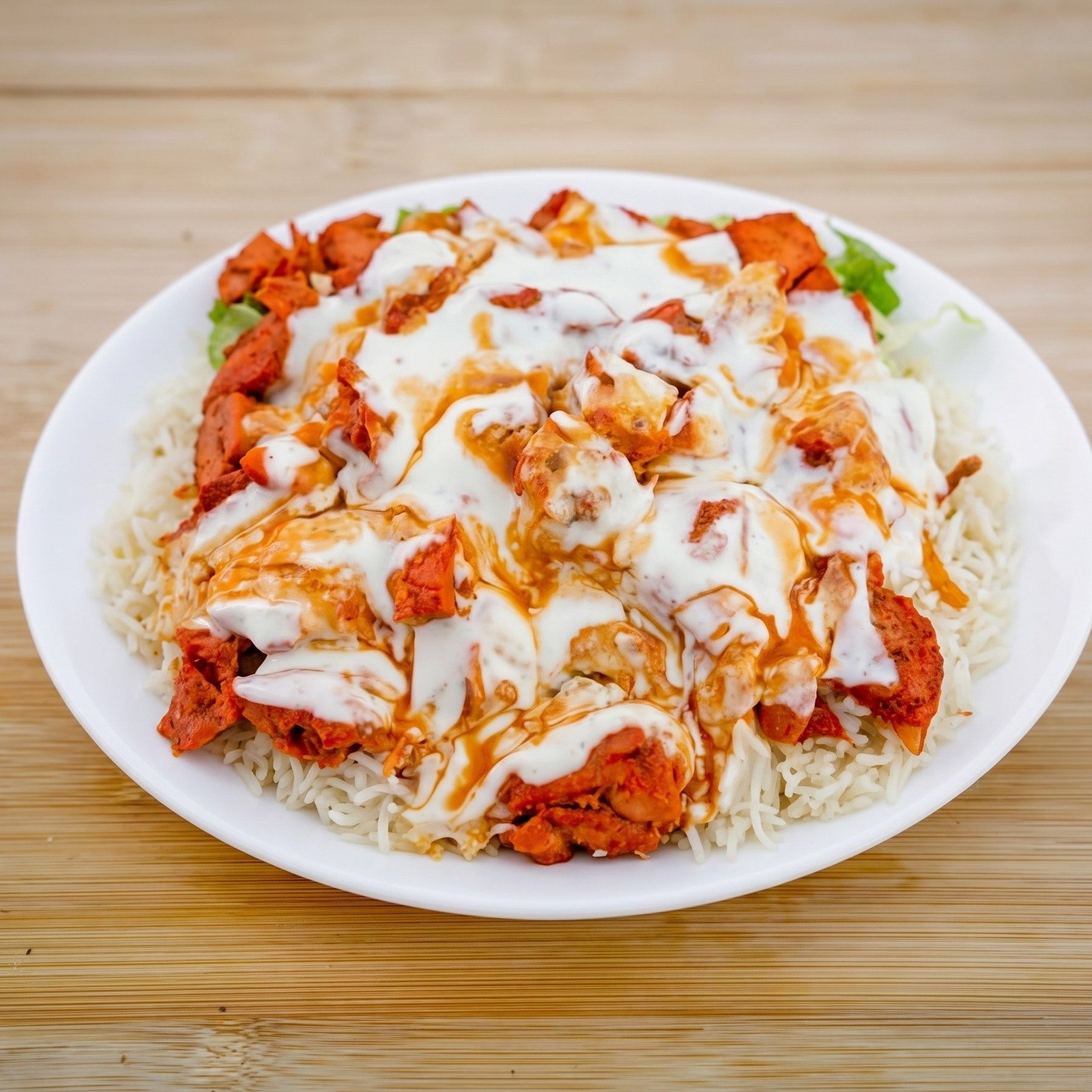 Chicken Over Rice.